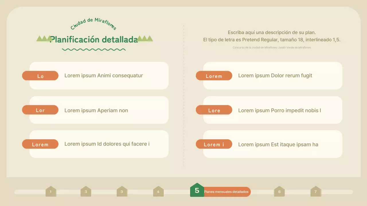 Propuesta de concurso para la revitalización del jardín comunitario verde y naranja