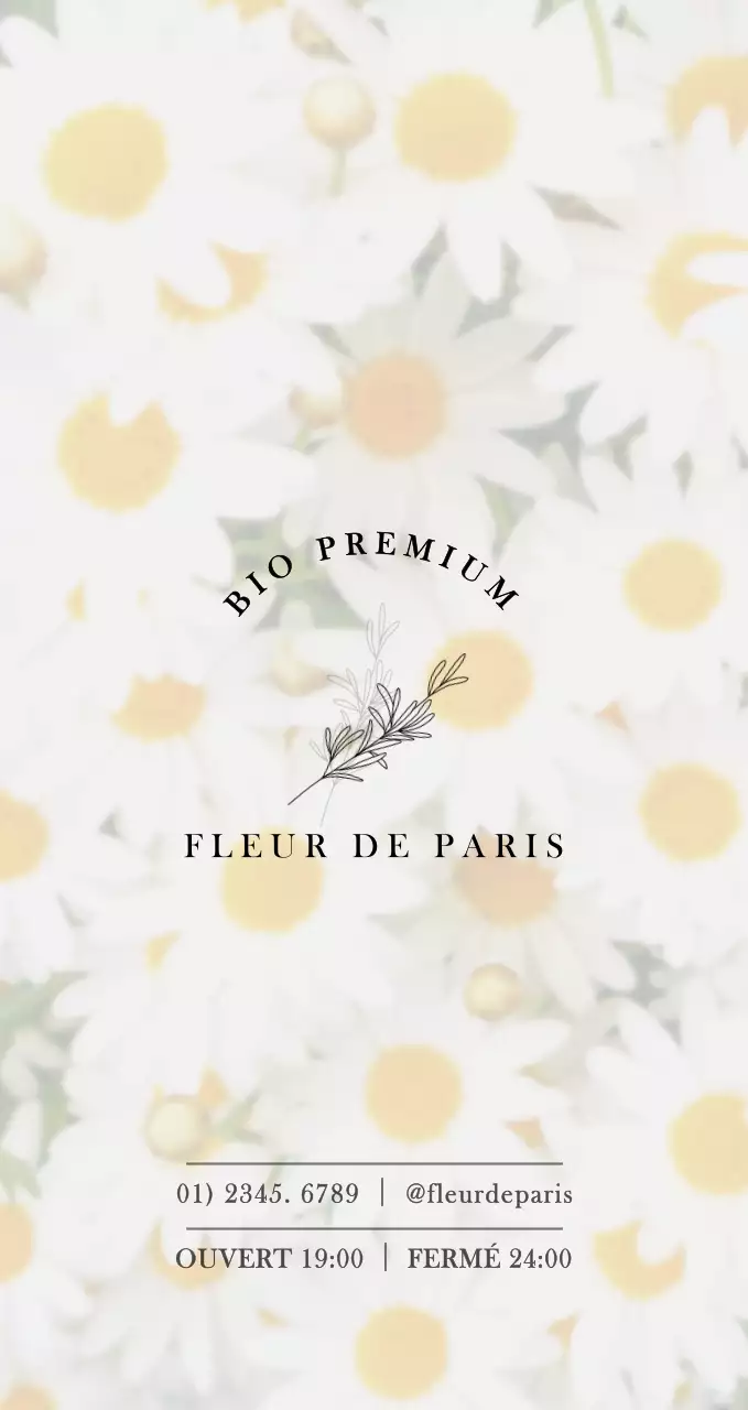 Concept photo de camomille émotionnelle pour promouvoir et informer les fleuristes