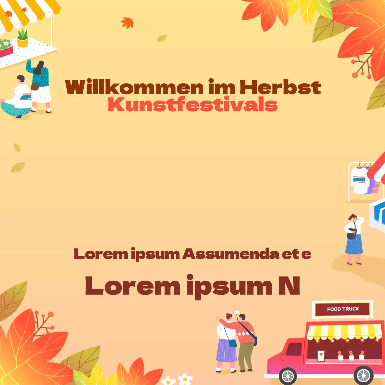 Herbstkunstfestival_Quadratisches Banner