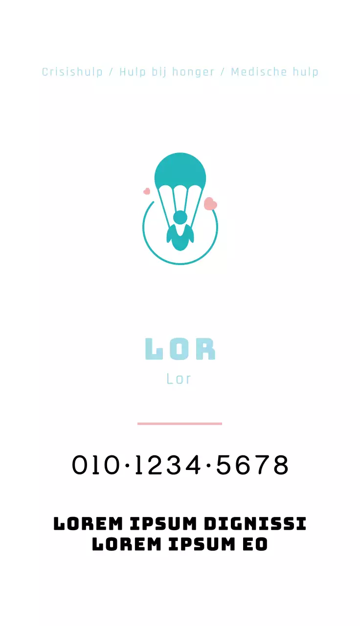 blauw logo schoon non-profit bedrijf