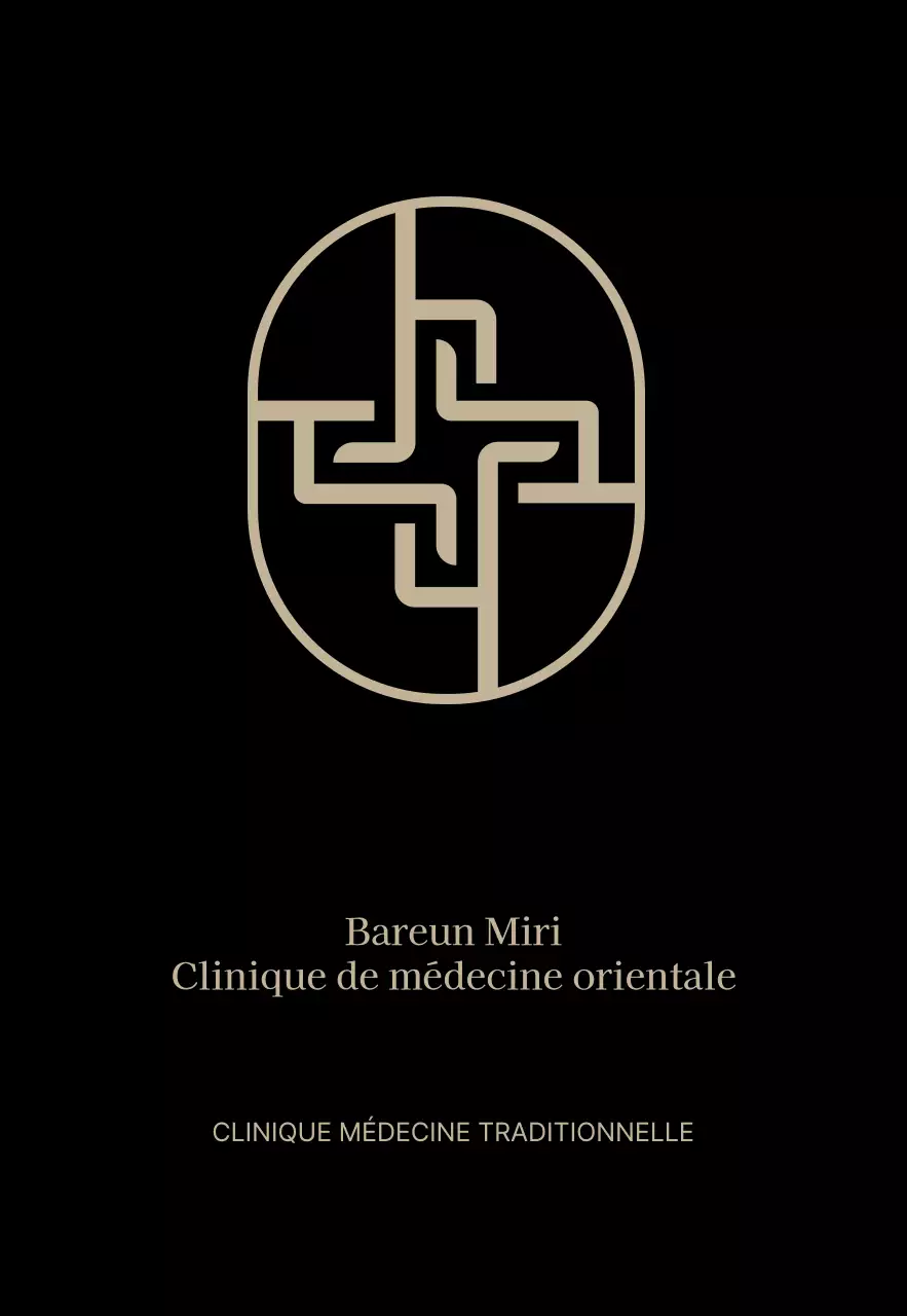 Symbole noir Logo Clinique orientale Enseigne
