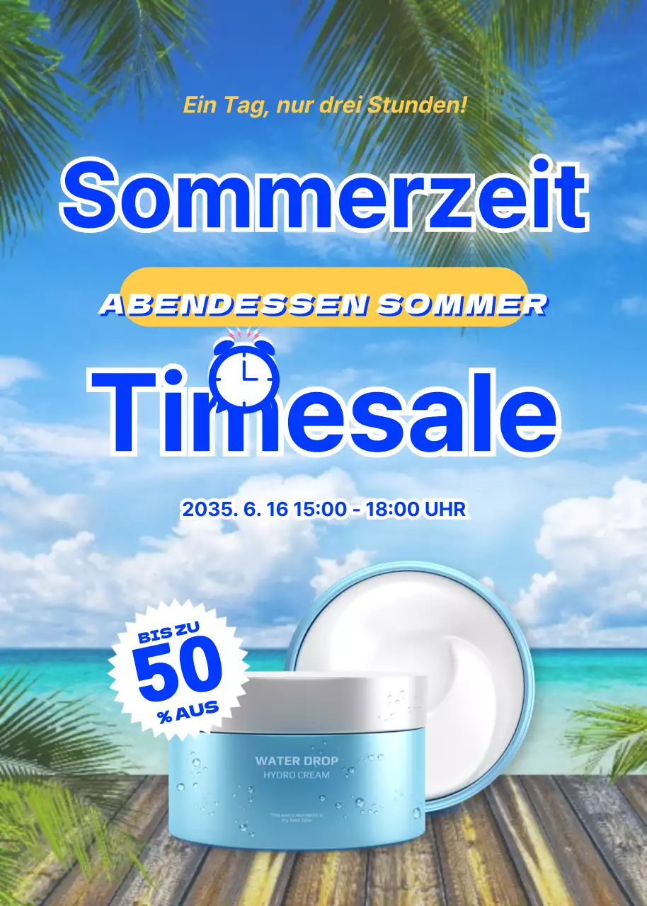 Himmelblaue Meere und sommerliche Spezialitäten