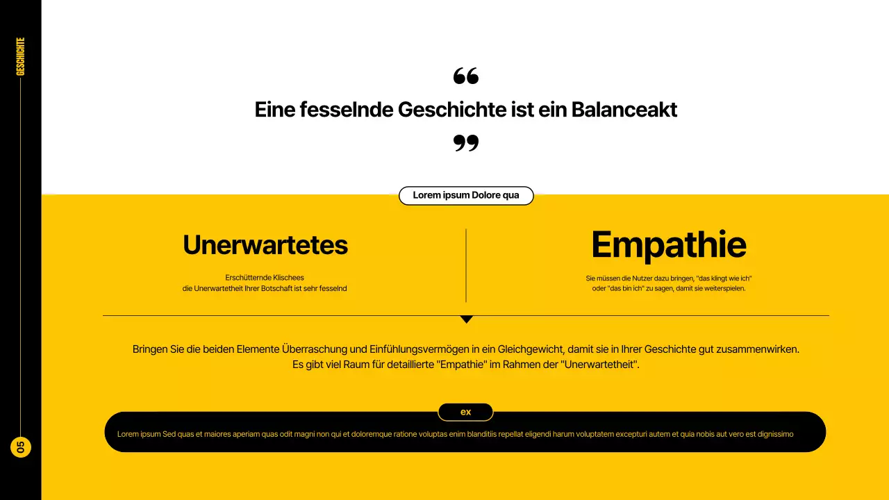 Gelb Schwarz Dynamisches Spielgespräch