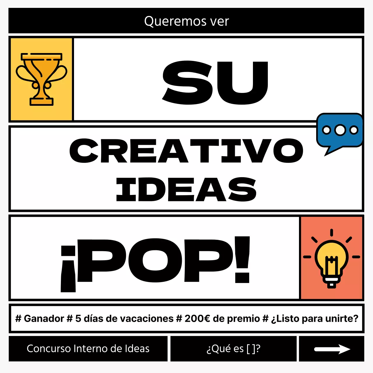 Concurso interno para el concepto de marco Black Point