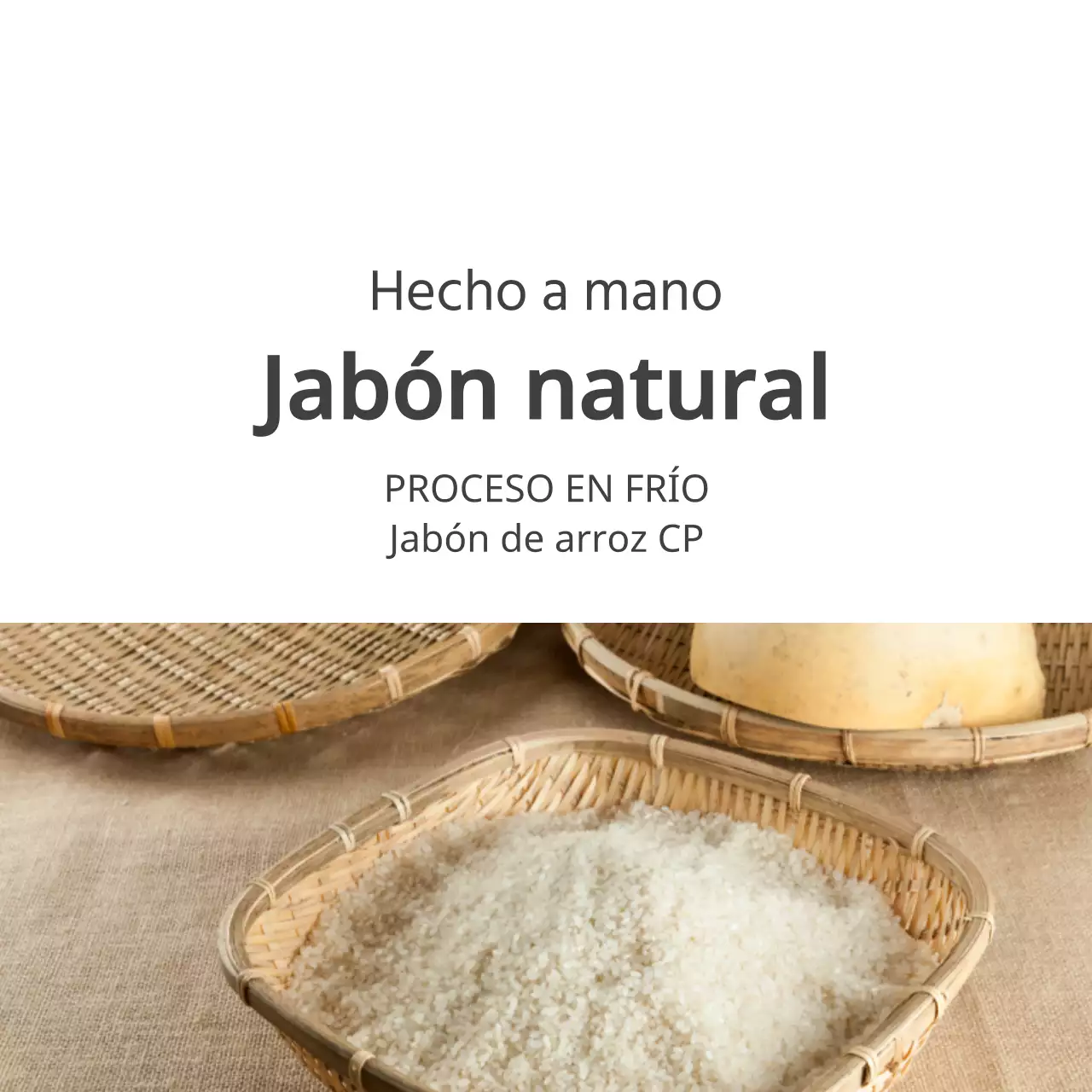Jabón de arroz