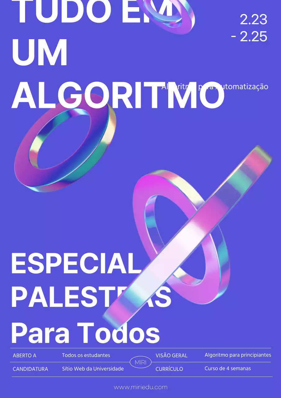 Um curso intensivo de algoritmos simples em púrpura