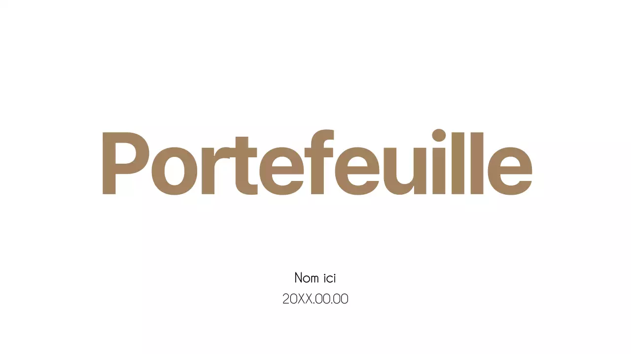 Portefeuille