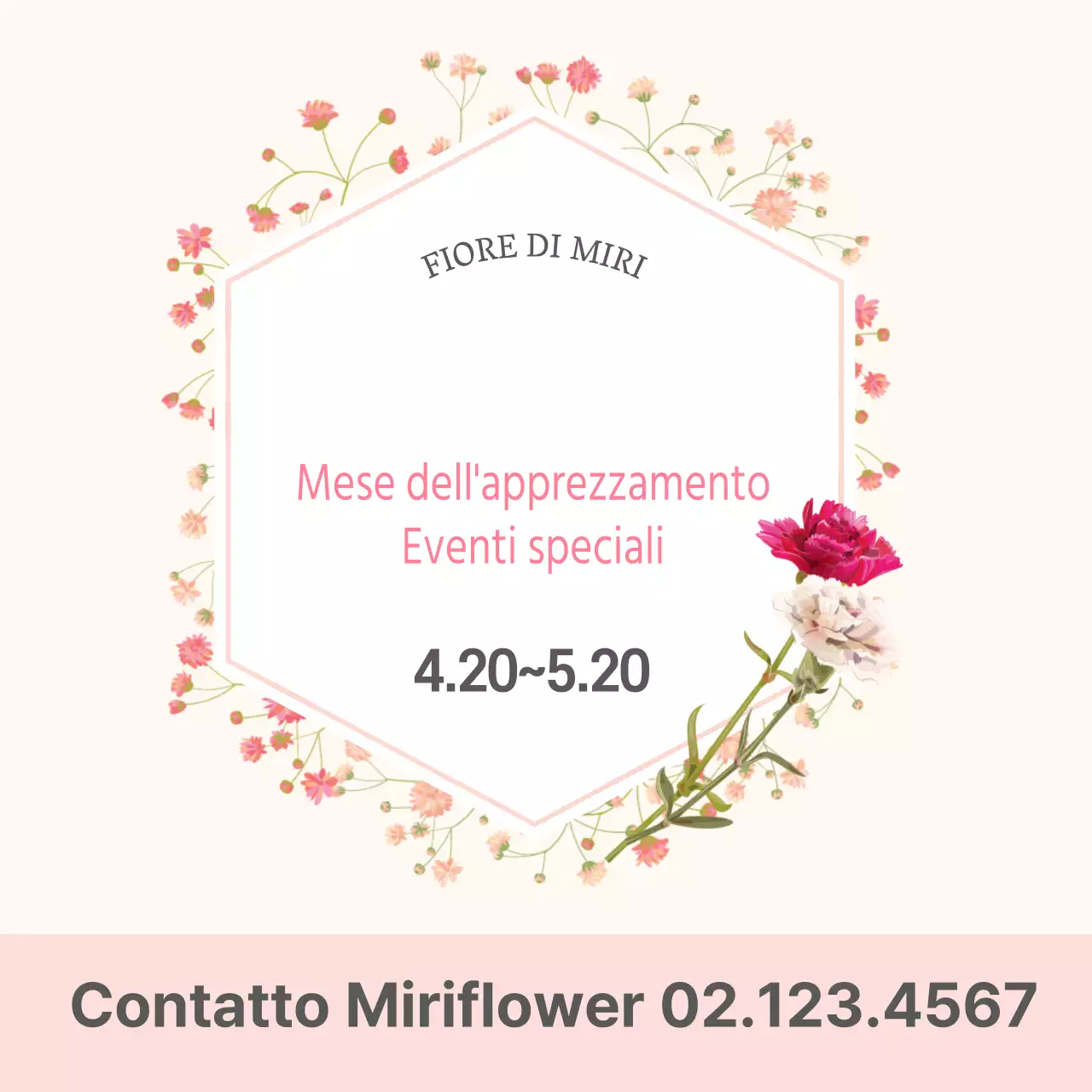 Striscione dell'evento in avorio