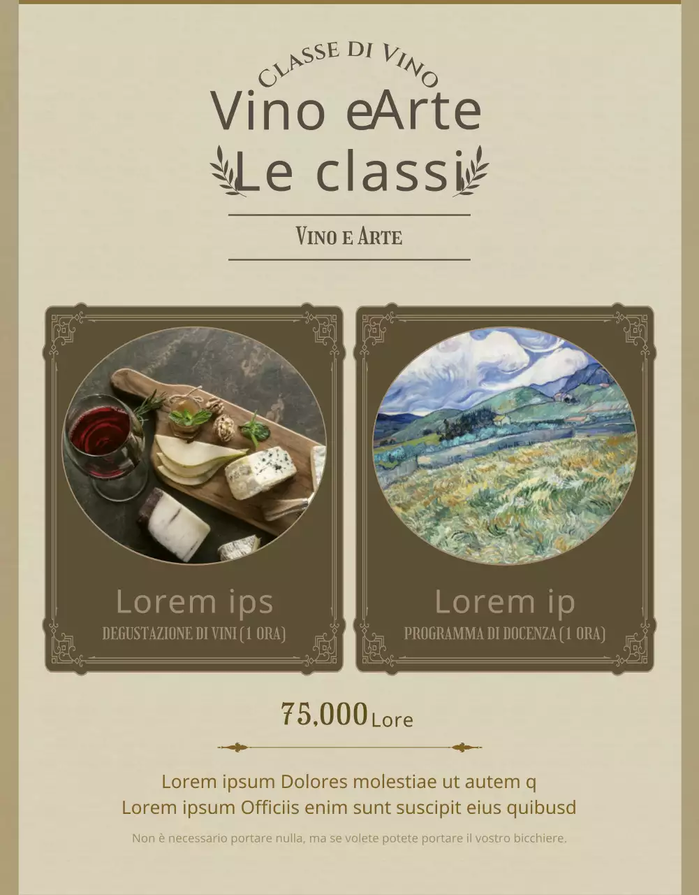 Una guida al beige, al vino di ispirazione vintage e alle lezioni d'arte