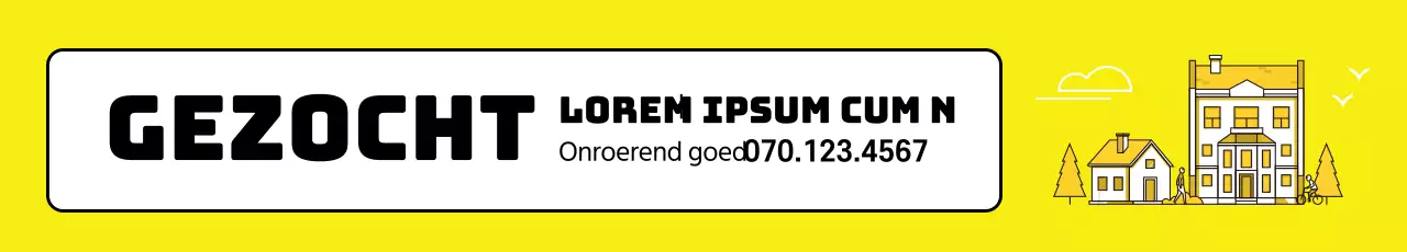 Geel onroerend goed te koop