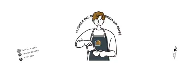 Semplice portabicchieri da barista bianco