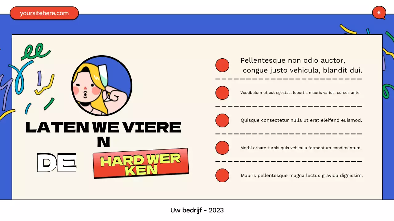 blue comic nieuwjaarspresentatie