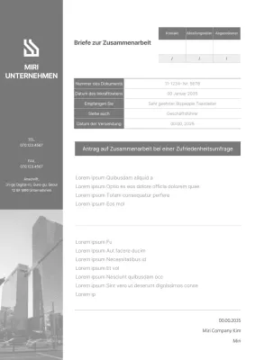 Der graue Brief der Zusammenarbeit