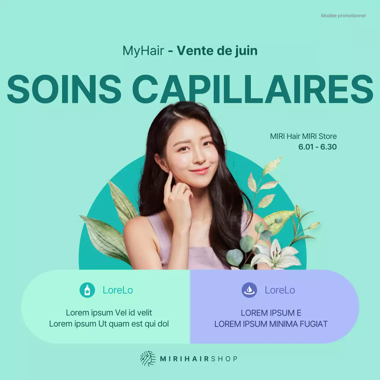 Mint and Bora Hairdressing Events (médias sociaux)