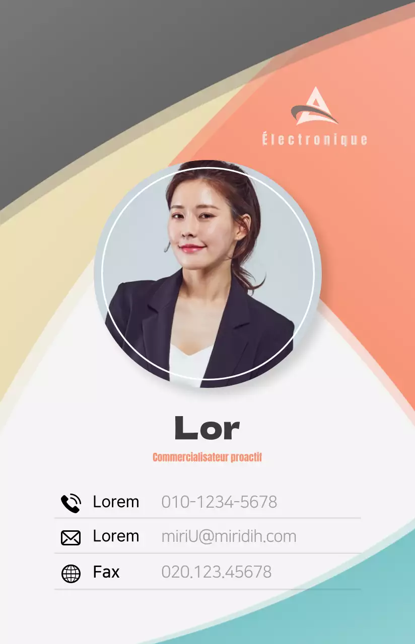 Un style de mise en page coloré et épuré pour les certificats de temple