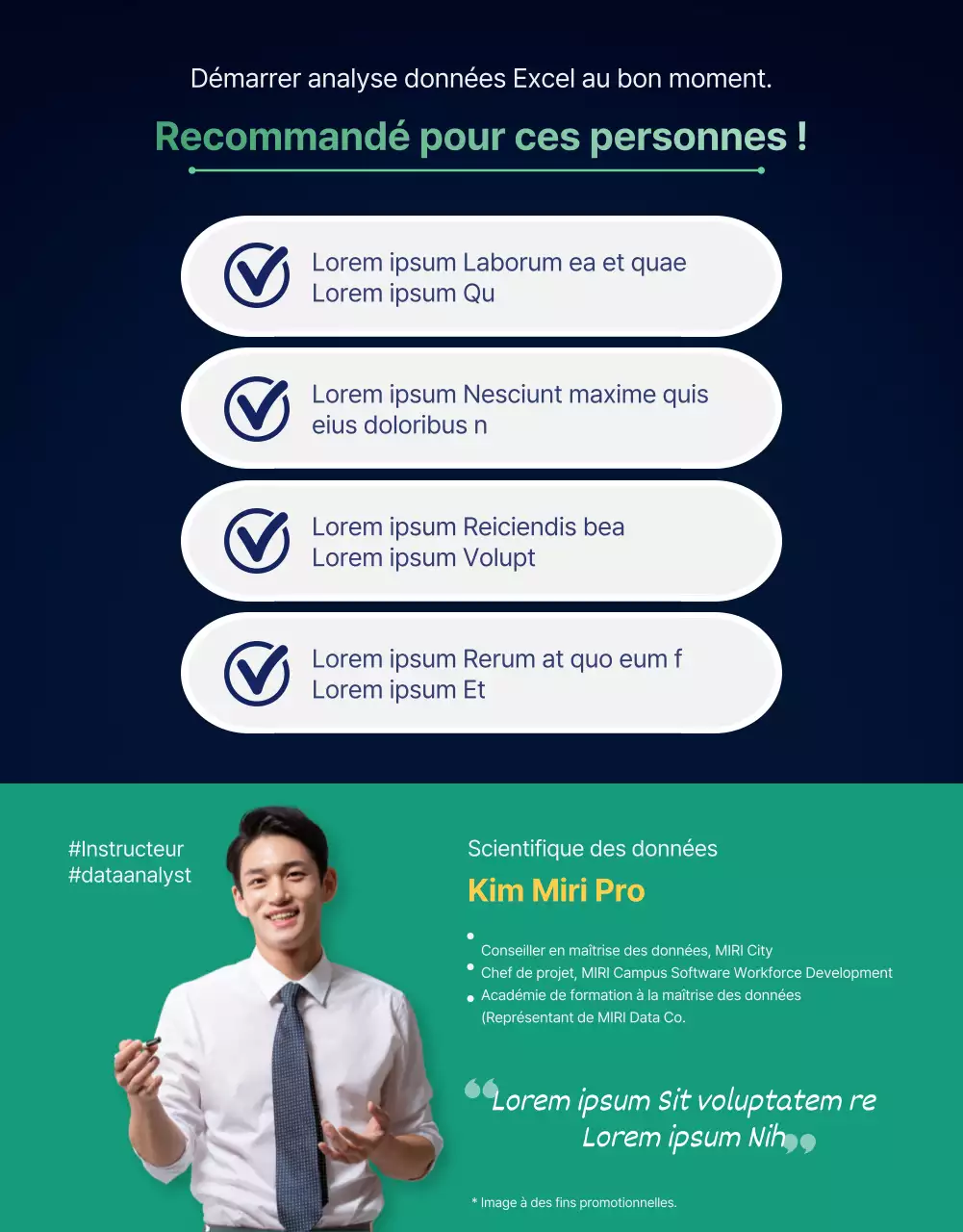 Détails de la formation à l'analyse des données sombres