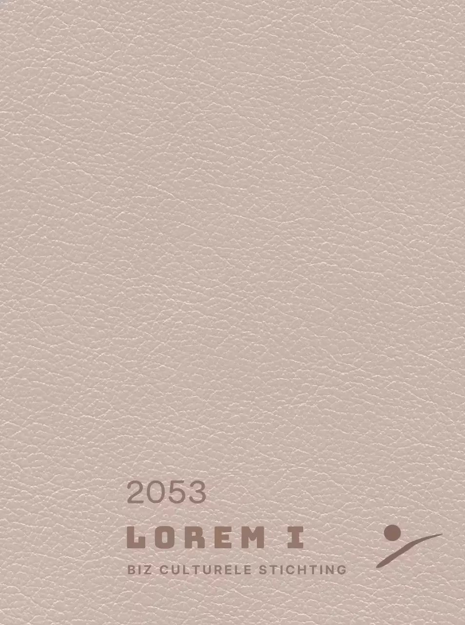 Dagboekomslag met het logo van de Cultural Foundation in roze tekst