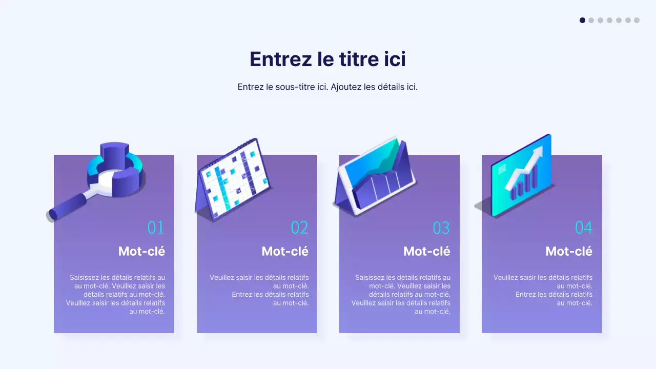 Icône dégradée bleue et violette agenda