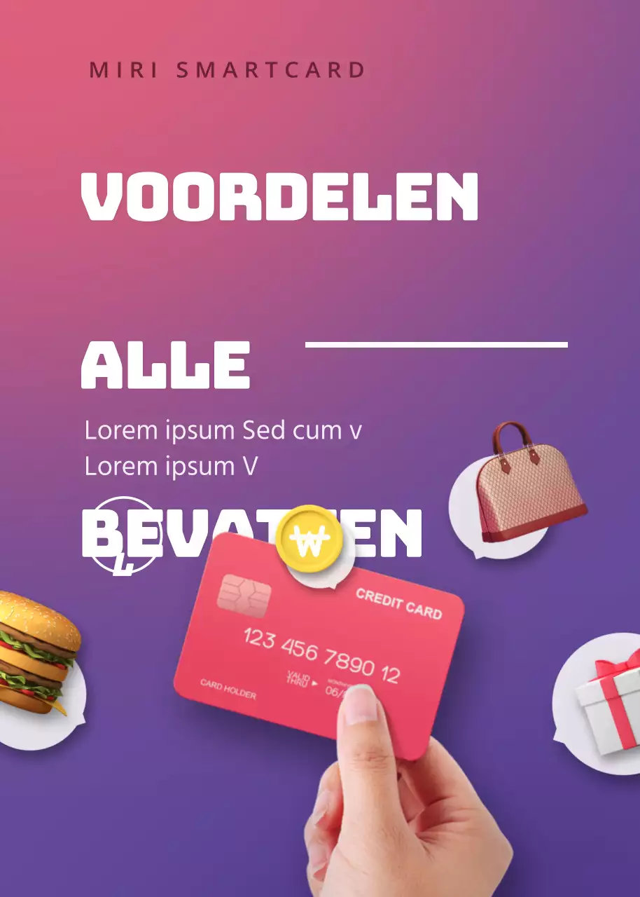 Voordelen van de kaart