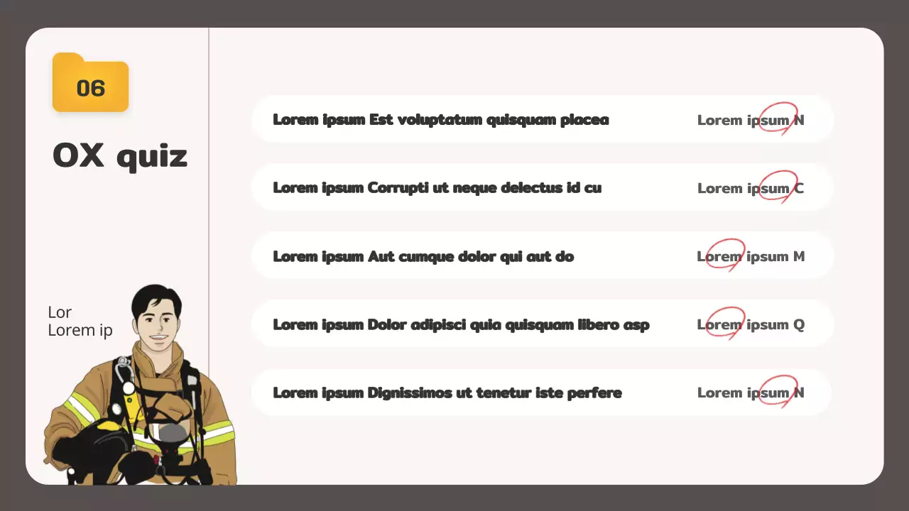 Brandveiligheidstraining met een beige bestandsverkennerconcept