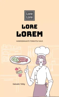 Sinaasappel tonkatsu saus