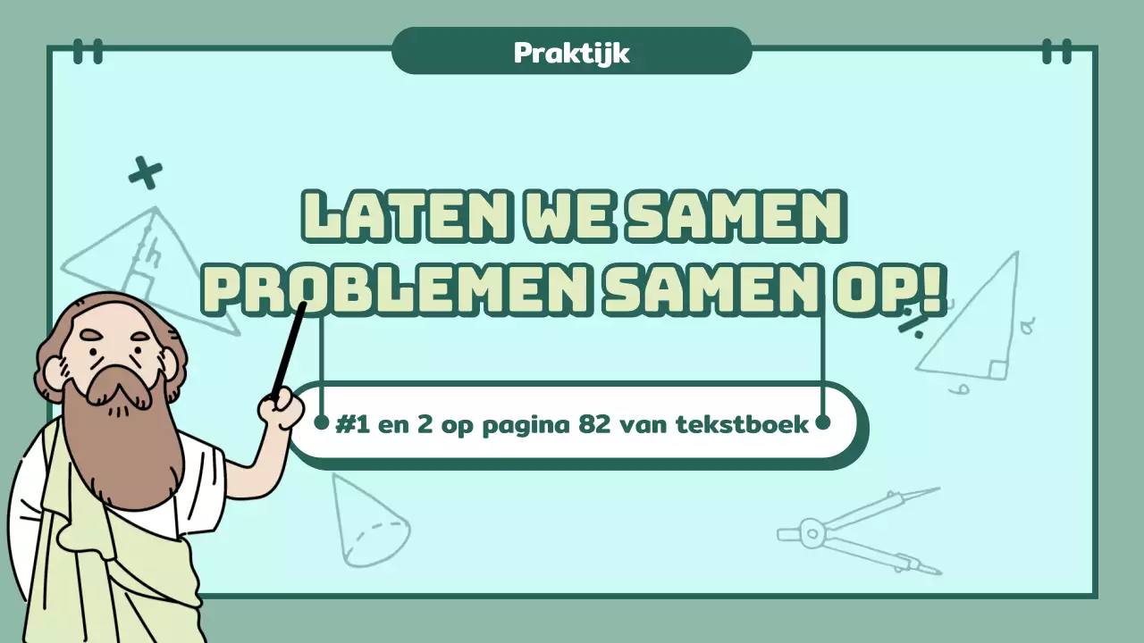 Pastelkleurige klaslokaalpresentaties met personages