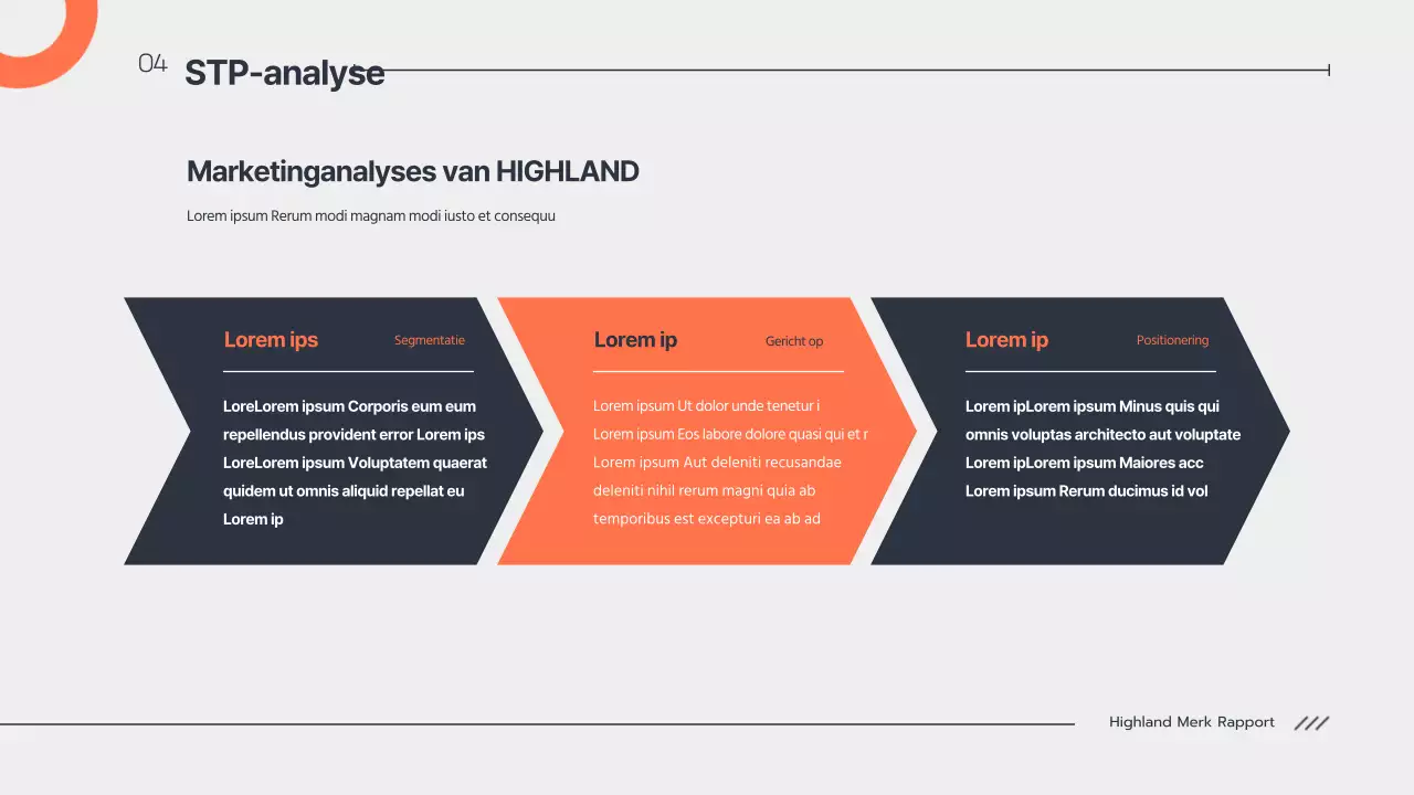 Keurig klassenopdrachtrapport in marine oranje