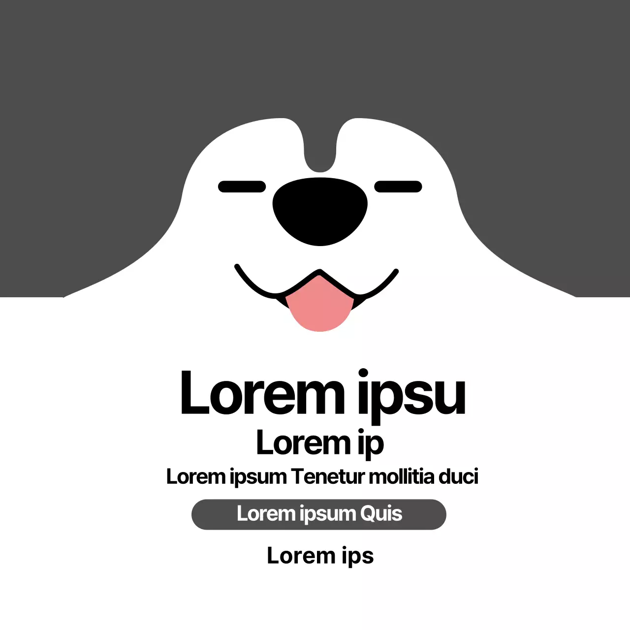 Schwarze Illustration Niedliche Etiketten für Haustiere