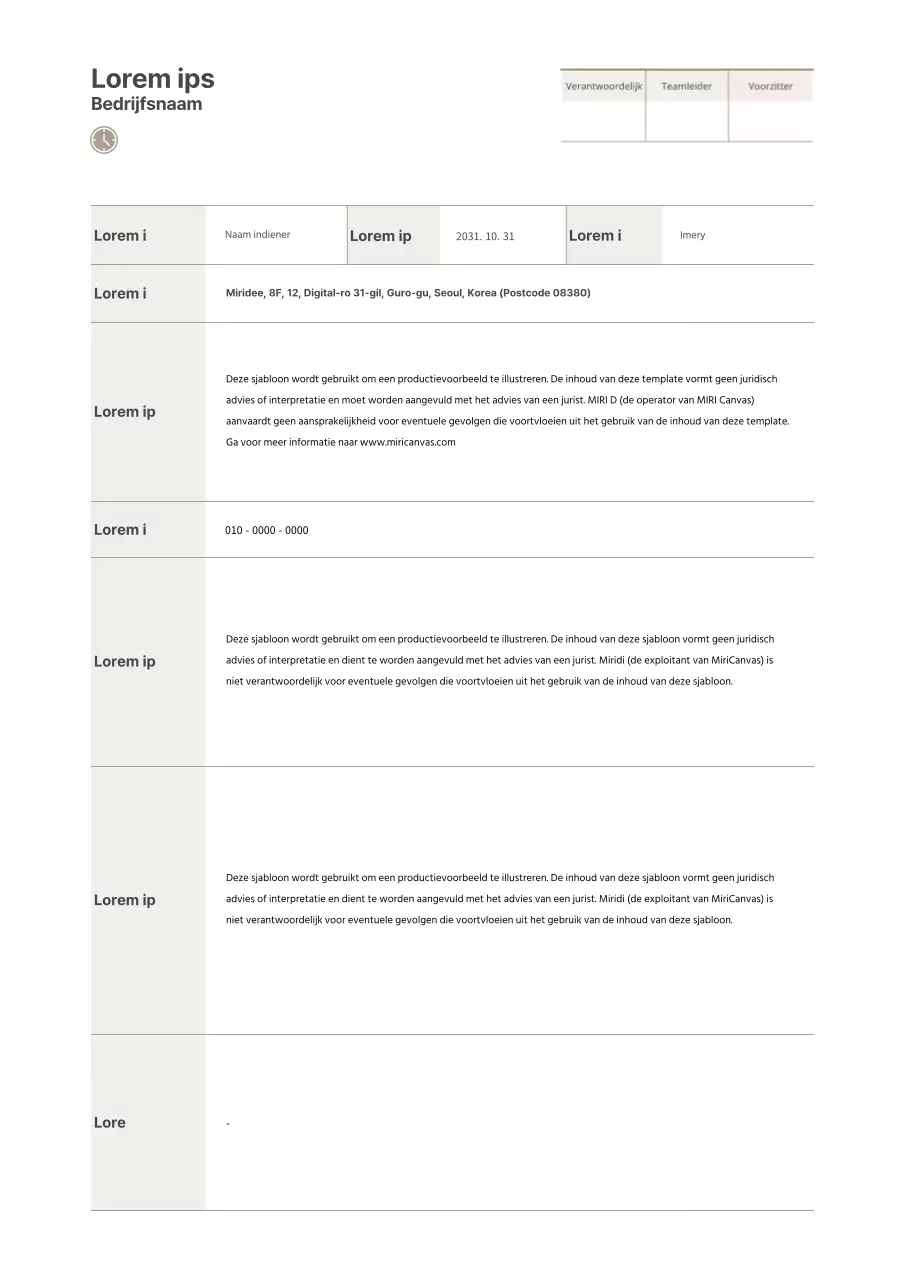Een eenvoudig bruin filiaalvoorstel