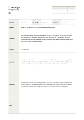 Een eenvoudig bruin filiaalvoorstel