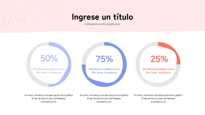 Gráfico geométrico circular con colores pastel