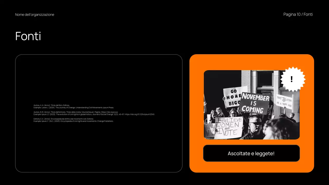 Presentazione del materiale di classe trendy e audace