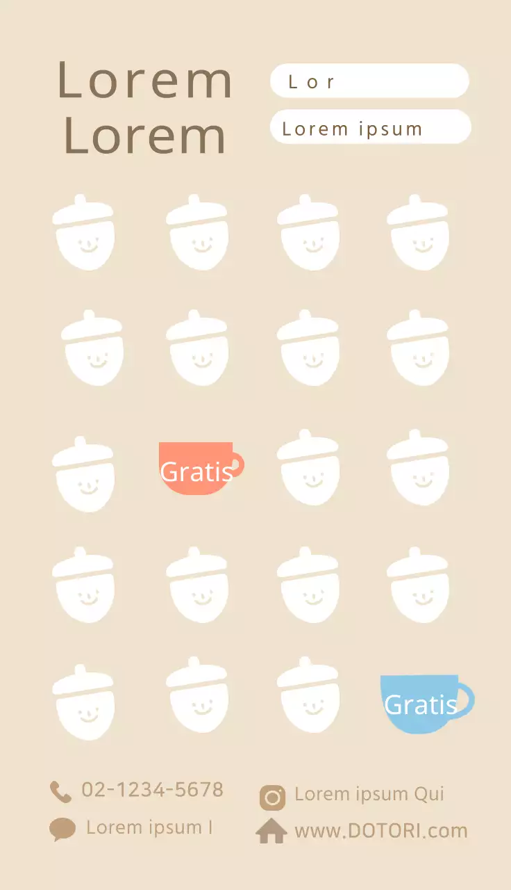 Bonitas tarjetas de visita estampadas ilustradas en blanco para una cafetería