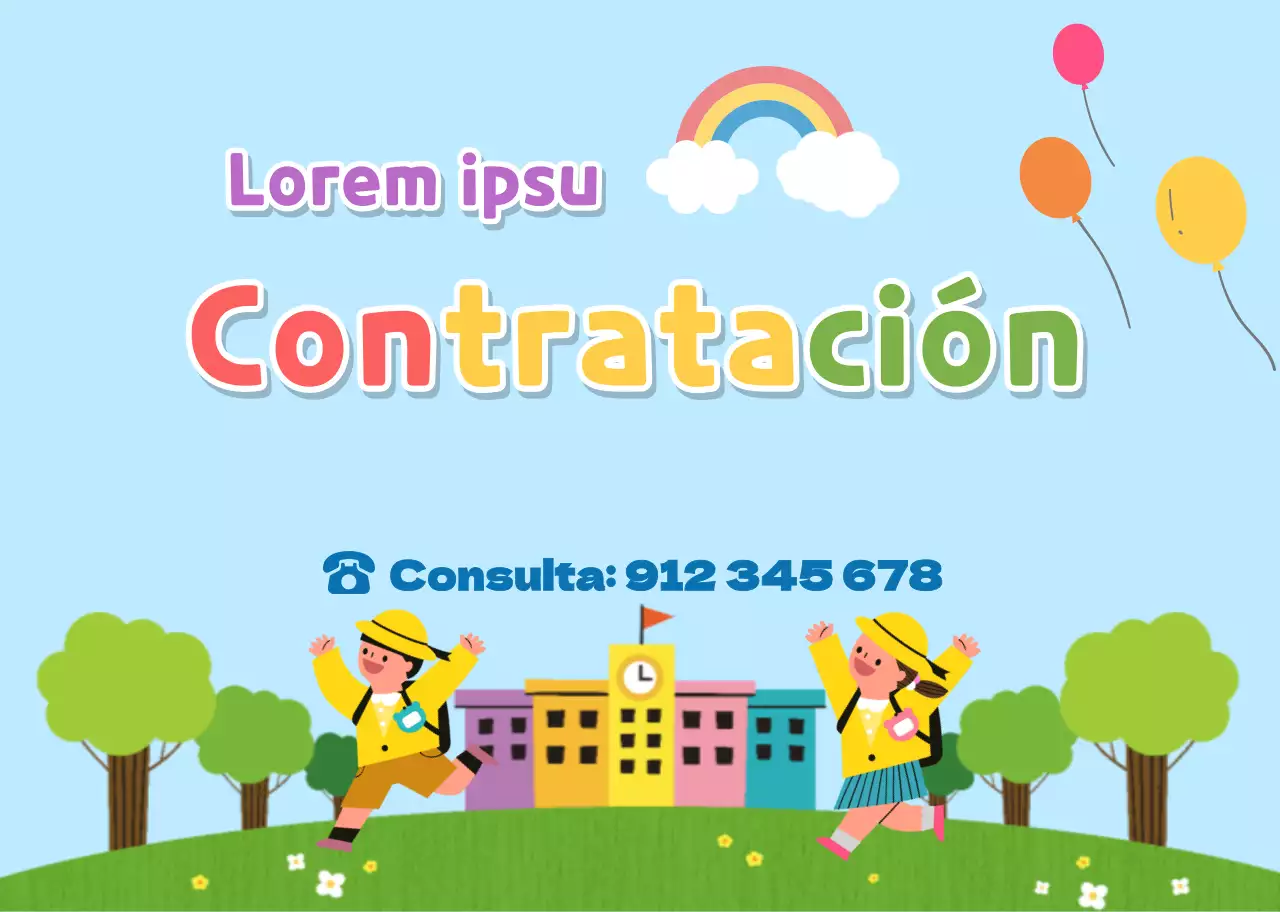 Azul claro verde lindo reclutamiento PR