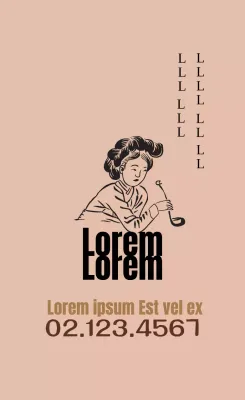 Restaurantverpakkingen promoten met lichtbruine illustraties