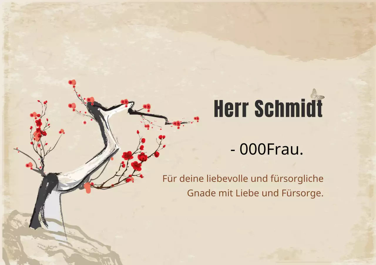 Braune Illustration Traditionelles Jubiläumsfest