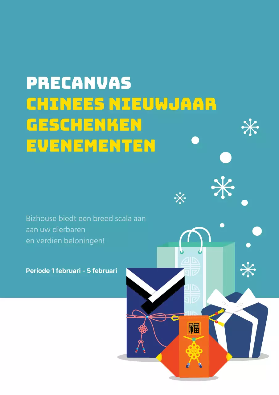 Chinees Nieuwjaar cadeau-evenementen