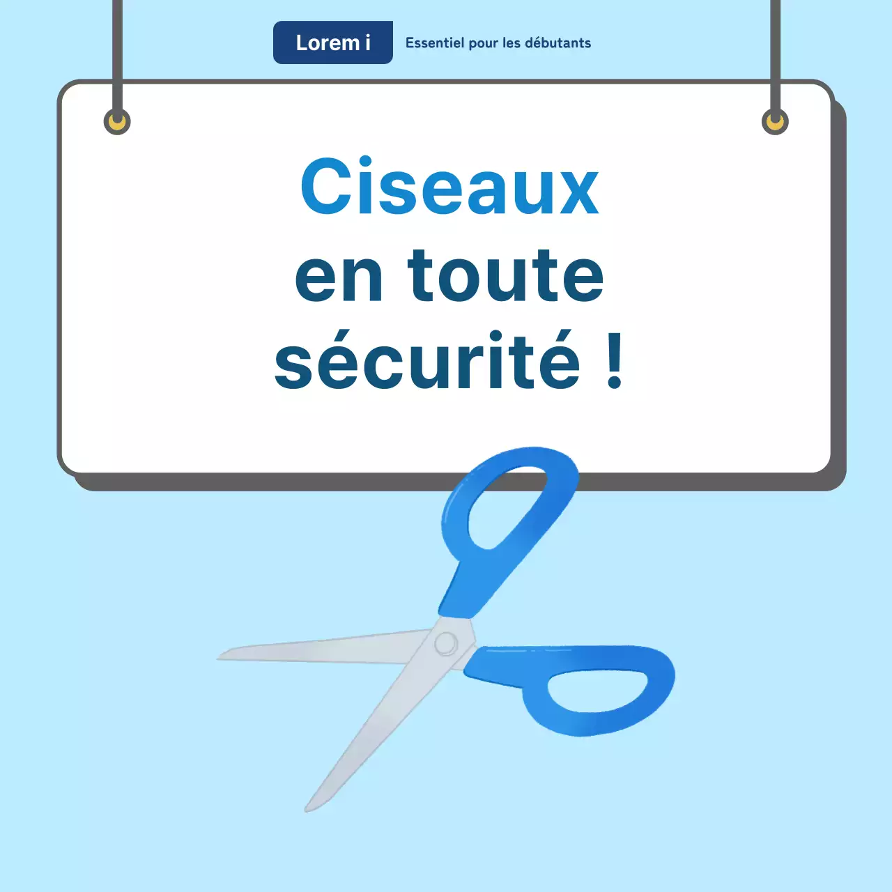 Utilisation des ciseaux Ducasse CardNews