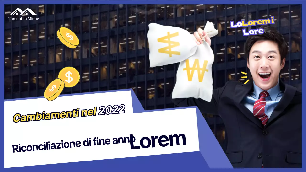 Miniatura blu della riconciliazione di fine anno su YouTube