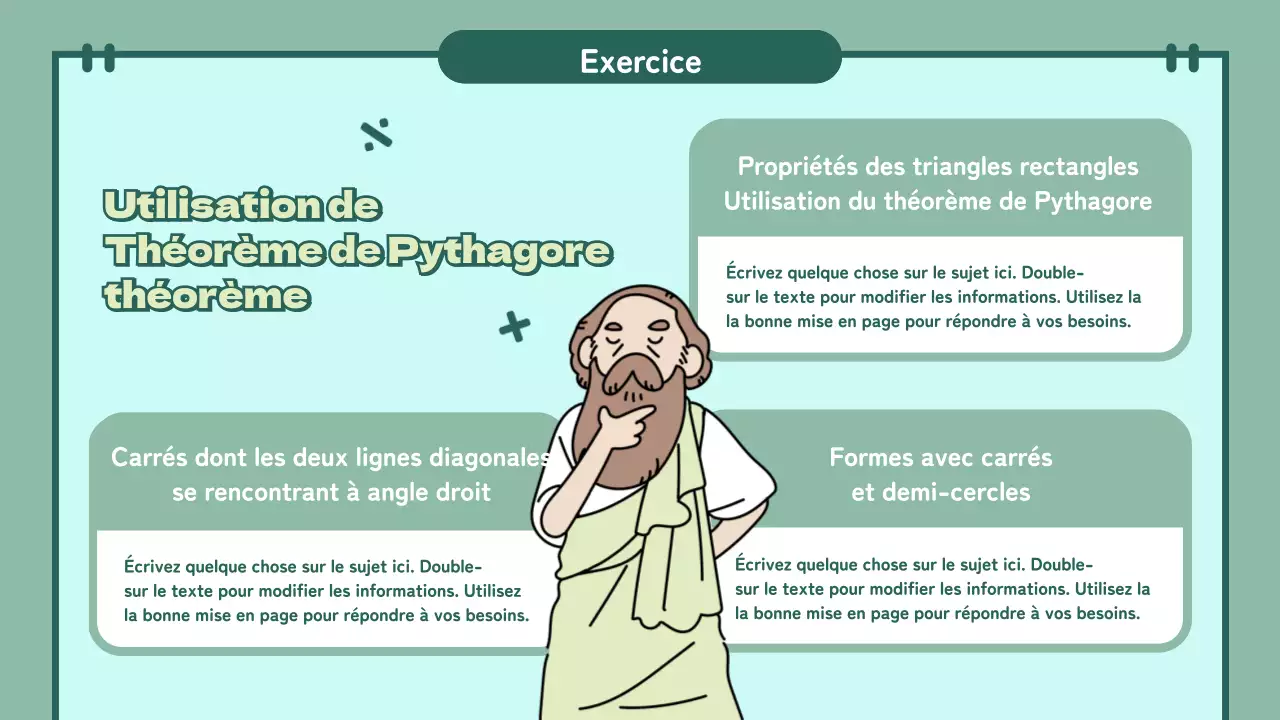 Présentations de classes aux couleurs pastel avec des personnages