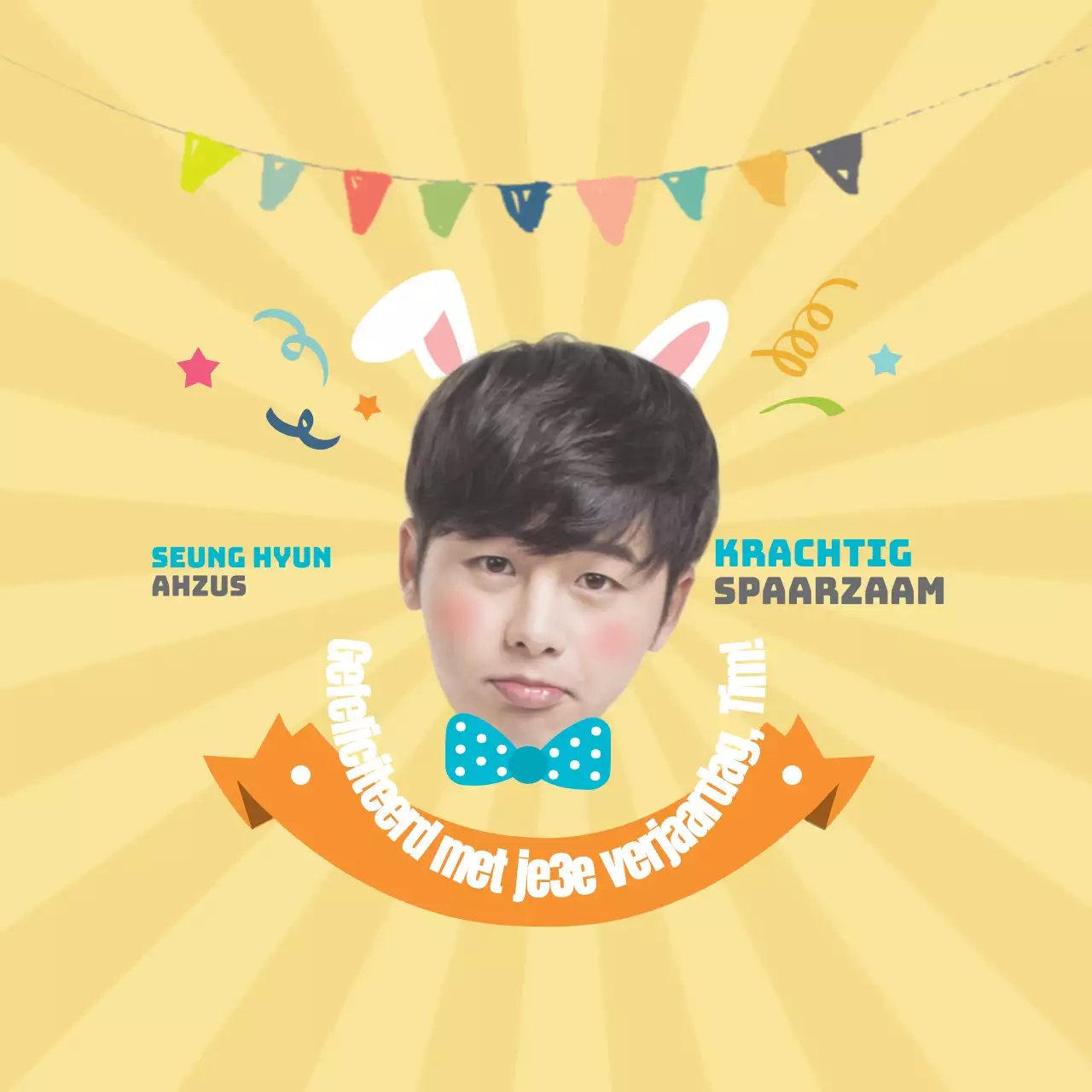 Gelukkige 3-jarige verjaardag