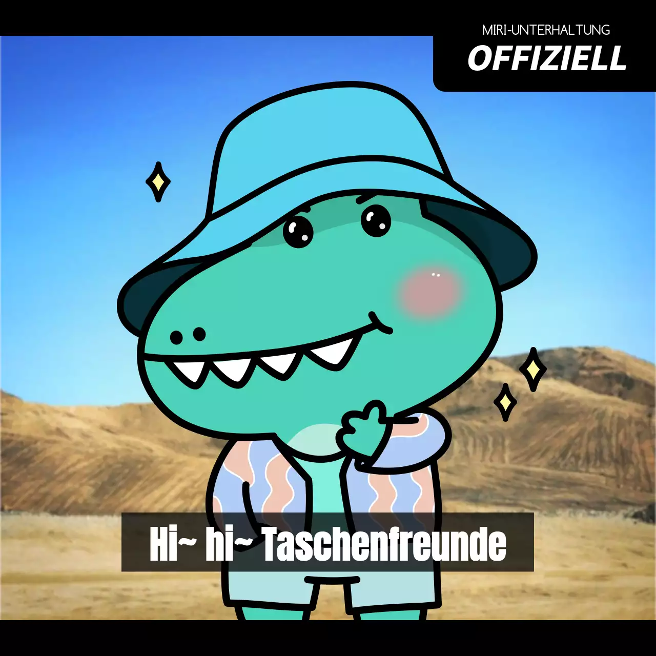 Eine Parodie auf das Konzept der blauen Argo-Figur