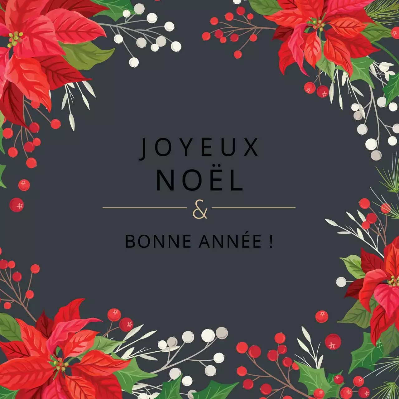 illustration grise étiquette noël nouvel an