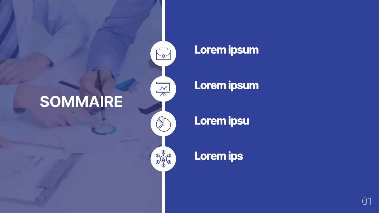 Profil d'entreprise simple