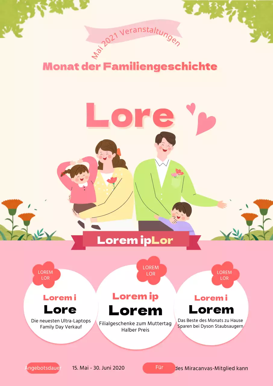 Mai - Monat der Familiengeschichte