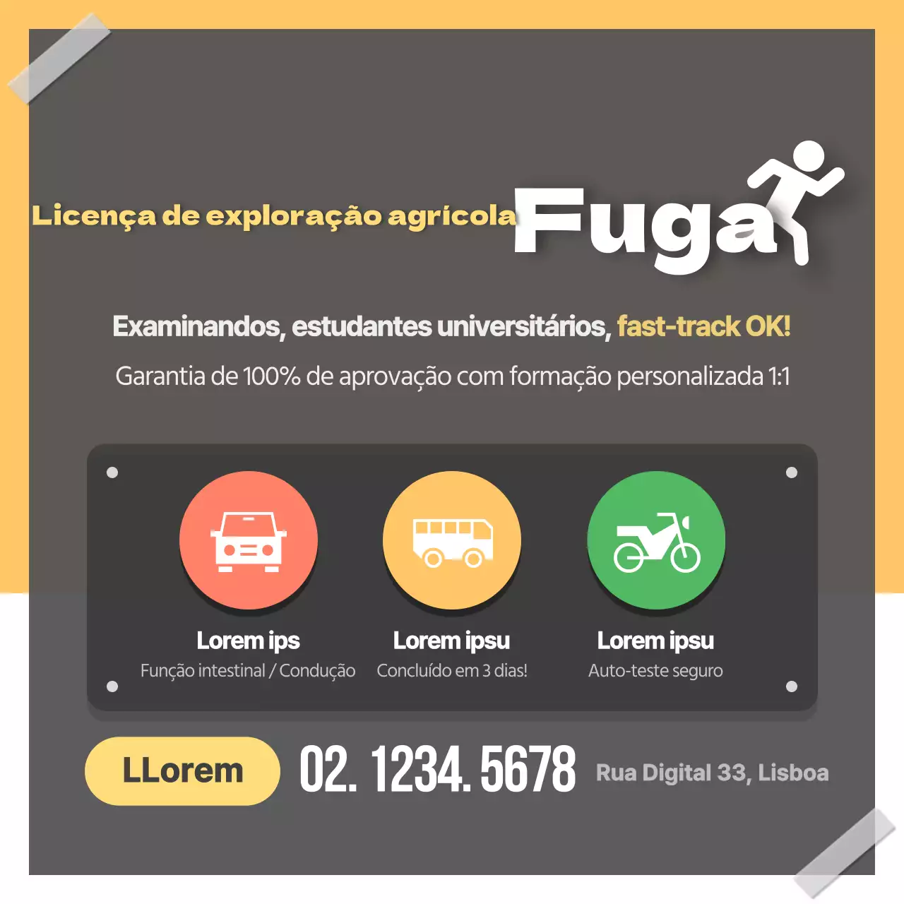 Fugir da licença agrícola