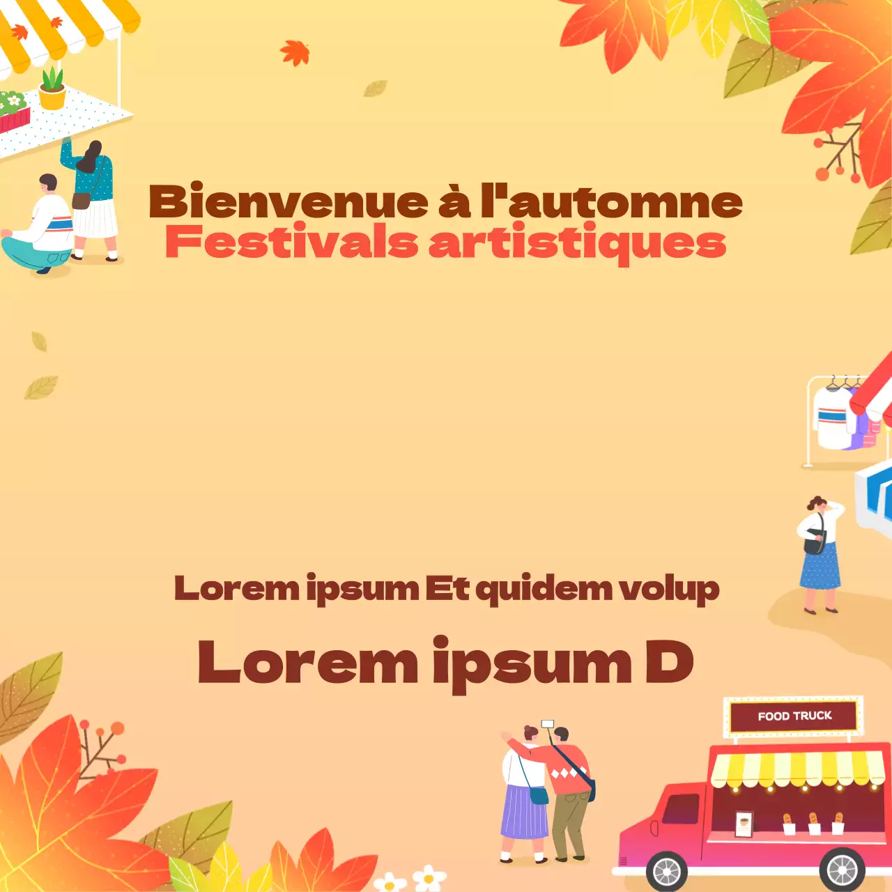 Festival des arts d'automne_bannière carrée