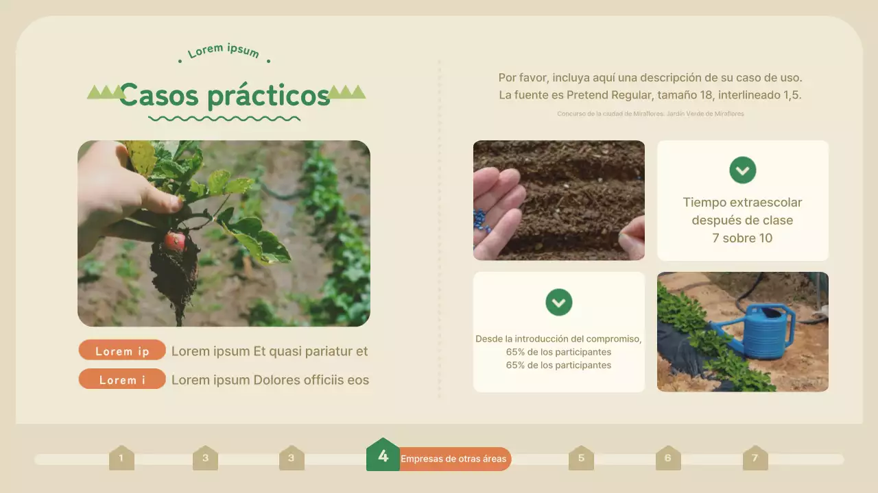 Propuesta de concurso para la revitalización del jardín comunitario verde y naranja