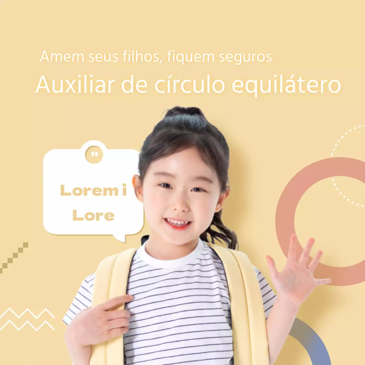 Cuidador de círculos para trás e para a frente