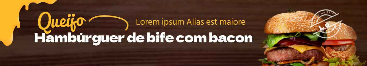 Promover o seu hambúrguer